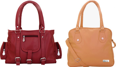 

Lady bar Shoulder Bag(Maroon)