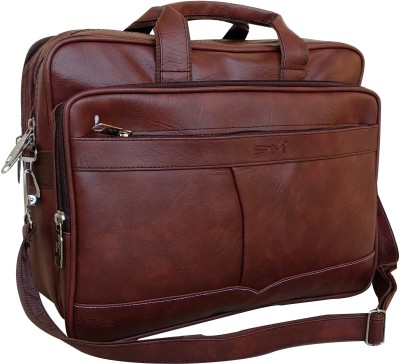 SM Men Brown Messenger Bag