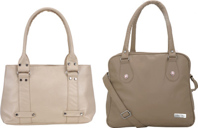 

Lady bar Shoulder Bag(Beige)