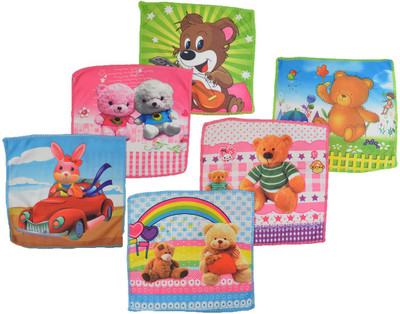 

Crux & Hunter teddy Handkerchief(Pack of 6)