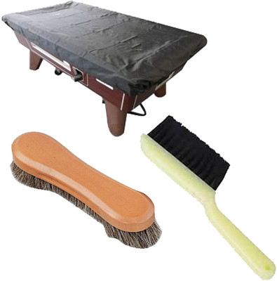 

KBA COMBO OF SNOOKER TABLE COVER,CUSHION BRUSH N BRUSH(12") Home Pool Table