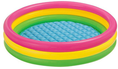 

Akshit 2 feet pool for baby Inflatable Pool Accessory(Multicolor)