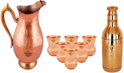 TALUKA T-CHMJ-CHAB-DG6P Jug Glass Set(Copper)