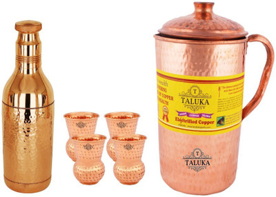 TALUKA T-CHJ-CHAB-DG4P Jug Glass Set(Copper)