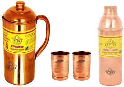 TALUKA T-CPJ-FNB-STG2P Jug Glass Set(Copper)