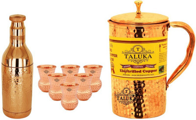 TALUKA T-CHBTJ-CHAB-DG6P Jug Glass Set(Copper)