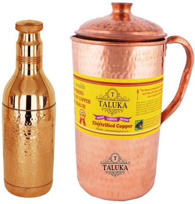 TALUKA T-CHJ-CHAB1P Jug Glass Set(Copper)