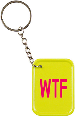 

Happipress WTF Metal Key Chain