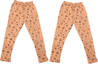 Indistar Legging For Girls(Beige Pack of 2) Flipkart