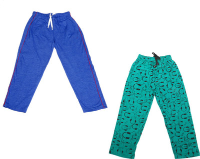 IndiWeaves Track Pant For Boys(Multicolor, Pack of 2)