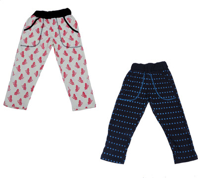 Indistar Track Pant For Girls(Multicolor, Pack of 2)