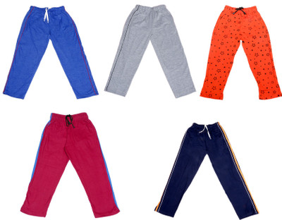 IndiWeaves Track Pant For Boys(Multicolor, Pack of 5)