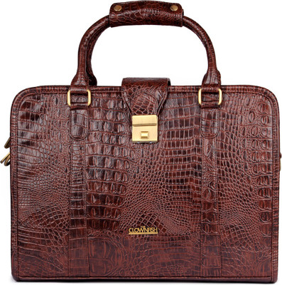 

The Clownfish 15.6 inch Laptop Messenger Bag(Brown), Rust
