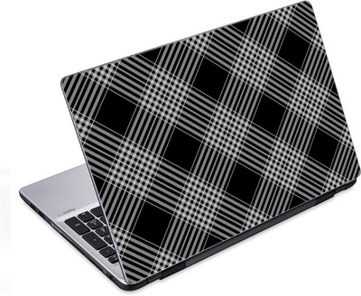 

ezyPRNT Black Rhombus Fabric Pattern (14 to 14.9 inch) Vinyl Laptop Decal 14