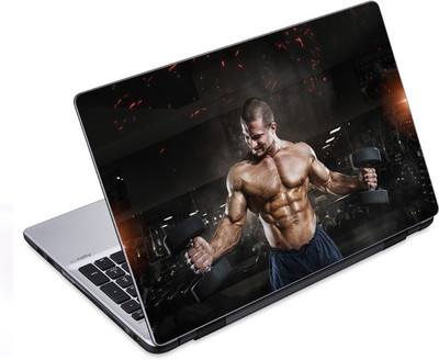 

ezyPRNT Six Packs in Dark Body Building (14 to 14.9 inch) Vinyl Laptop Decal 14