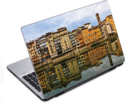 

ezyPRNT Buildings at the Lake Side City (14 to 14.9 inch) Vinyl Laptop Decal 14