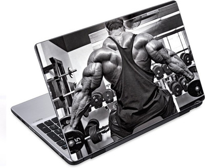

ezyPRNT Hard Gym Workout Body Builder (14 to 14.9 inch) Vinyl Laptop Decal 14