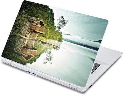 

ezyPRNT Hut at Amazing Place Landscape Nature (13 to 13.9 inch) Vinyl Laptop Decal 13
