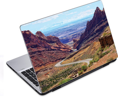 

ezyPRNT The Curvy Road Ahead Nature (14 to 14.9 inch) Vinyl Laptop Decal 14
