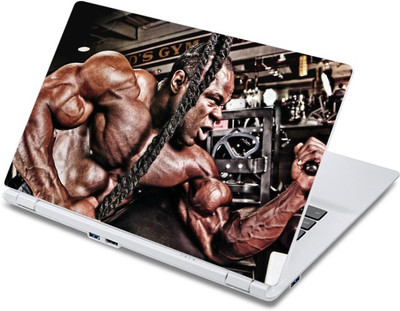 

ezyPRNT Aggressive Workout Body Building (13 to 13.9 inch) Vinyl Laptop Decal 13