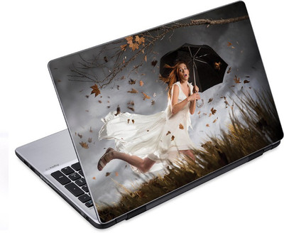 ezyPRNT Escaping from Storm (14 to 14.9 inch) Vinyl Laptop Decal 14