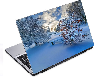 

ezyPRNT White and Frozen Nature (14 to 14.9 inch) Vinyl Laptop Decal 14