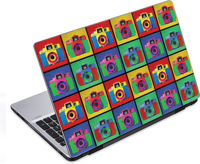 

ezyPRNT Colorful Camera Pop Art Collage (14 to 14.9 inch) Vinyl Laptop Decal 14