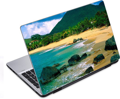 

ezyPRNT The Green Beach (14 to 14.9 inch) Vinyl Laptop Decal 14