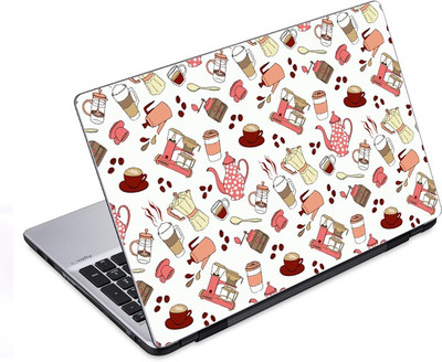 

ezyPRNT The Snacks Food Doodle (14 to 14.9 inch) Vinyl Laptop Decal 14