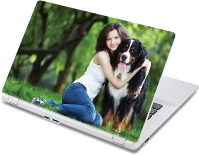 

ezyPRNT I Love my Doggy Pet Animal (13 to 13.9 inch) Vinyl Laptop Decal 13