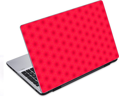

ezyPRNT Red Stars on Red Background Pattern (14 to 14.9 inch) Vinyl Laptop Decal 14