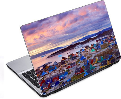 

ezyPRNT Green Land City (14 to 14.9 inch) Vinyl Laptop Decal 14