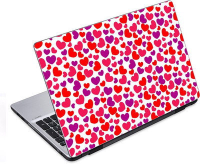 

ezyPRNT Colorful Heart Pattern (14 to 14.9 inch) Vinyl Laptop Decal 14