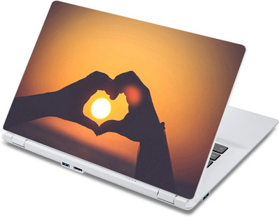 

ezyPRNT Sun In Heart (13 to 13.9 inch) Vinyl Laptop Decal 13