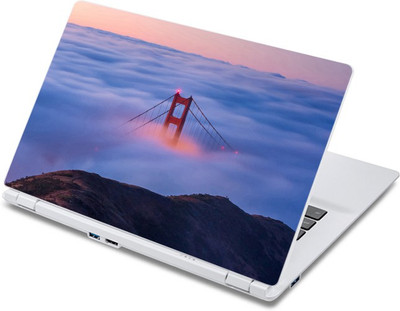 

ezyPRNT Golden Gate Fog Nature (13 to 13.9 inch) Vinyl Laptop Decal 13
