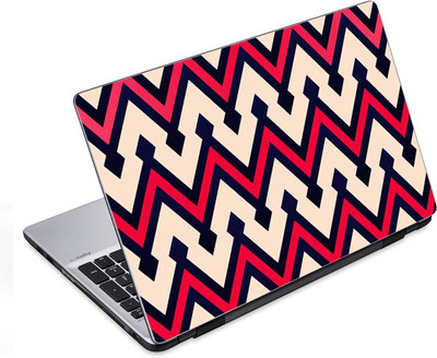 ezyPRNT Zig-Zag Sharp Lined Pattern (14 to 14.9 inch) Vinyl Laptop Decal 14