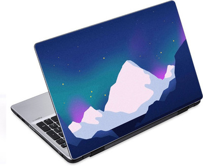 

ezyPRNT Alaska Snow Mountain Abstract Art & Painting (14 to 14.9 inch) Vinyl Laptop Decal 14