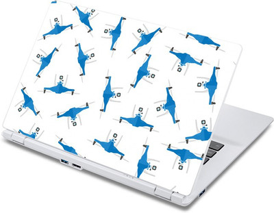 

ezyPRNT Abstract Flying Cameras Pattern (13 to 13.9 inch) Vinyl Laptop Decal 13