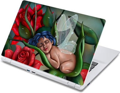 

ezyPRNT Abstract Baby and Flower (13 to 13.9 inch) Vinyl Laptop Decal 13