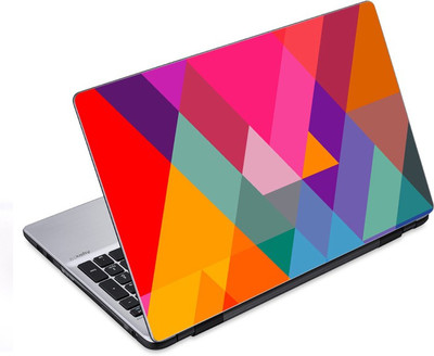 

ezyPRNT Colorful Triangles Pattern (14 to 14.9 inch) Vinyl Laptop Decal 14