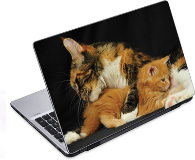 

ezyPRNT Cute Kittens Pet Animal (14 to 14.9 inch) Vinyl Laptop Decal 14