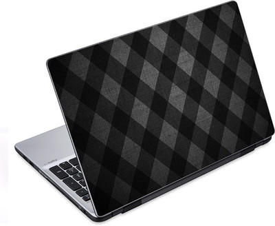 

ezyPRNT Black Rhombus Fabric Texture (14 to 14.9 inch) Vinyl Laptop Decal 14