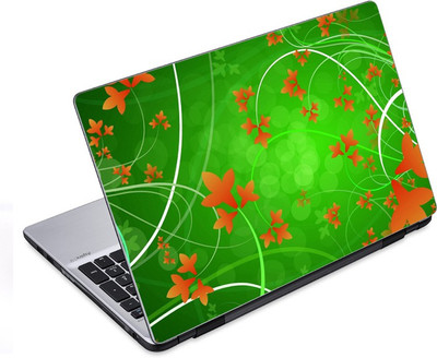 

ezyPRNT Beautiful Prange Flowers (14 to 14.9 inch) Vinyl Laptop Decal 14