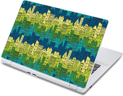 

ezyPRNT High Raised Buildings and Texture Pattern (13 to 13.9 inch) Vinyl Laptop Decal 13