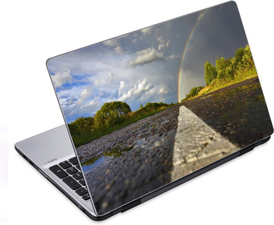 

ezyPRNT Rainbow on Road Nature (14 to 14.9 inch) Vinyl Laptop Decal 14