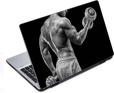 

ezyPRNT Dumbbells makes Biceps Body Building (14 to 14.9 inch) Vinyl Laptop Decal 14