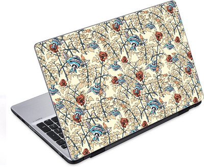 

ezyPRNT Red & White Rose Floral Pattern (14 to 14.9 inch) Vinyl Laptop Decal 14