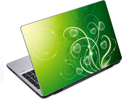 

ezyPRNT Green Fantasy Floral Pattern (14 to 14.9 inch) Vinyl Laptop Decal 14