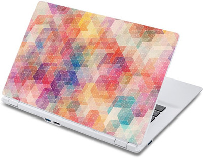 

ezyPRNT Multicolor Lined Pattern (13 to 13.9 inch) Vinyl Laptop Decal 13