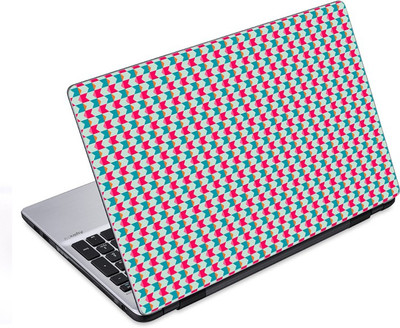 

ezyPRNT Blue Red Random Pattern (14 to 14.9 inch) Vinyl Laptop Decal 14